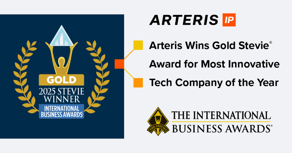 Arteris Wins Gold Stevie Award for Most Innovative Tech Company of the Year